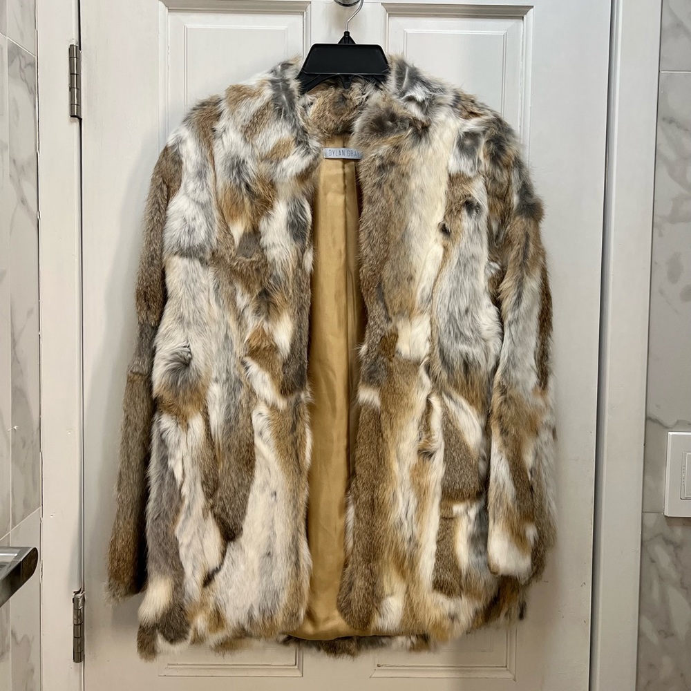 Dylan Gray Genuine Rabbit Fur Jacket